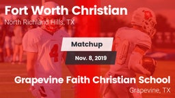Matchup: Fort Worth Christian vs. Grapevine Faith Christian School 2019