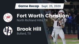 Recap: Fort Worth Christian  vs. Brook Hill   2020