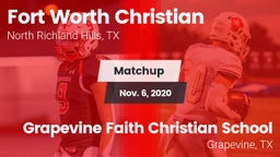 Matchup: Fort Worth Christian vs. Grapevine Faith Christian School 2020