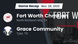 Recap: Fort Worth Christian  vs. Grace Community  2020
