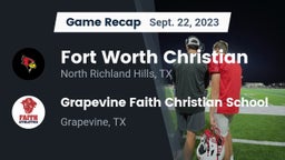 Recap: Fort Worth Christian  vs. Grapevine Faith Christian School 2023