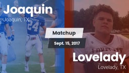 Matchup: Joaquin vs. Lovelady  2017
