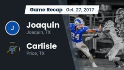Recap: Joaquin  vs. Carlisle  2017