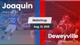 Matchup: Joaquin vs. Deweyville  2018