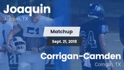 Matchup: Joaquin vs. Corrigan-Camden  2018