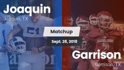 Matchup: Joaquin vs. Garrison  2018