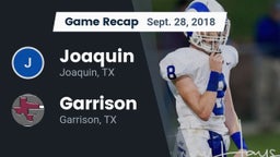 Recap: Joaquin  vs. Garrison  2018