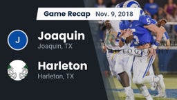 Recap: Joaquin  vs. Harleton  2018