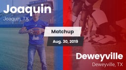 Matchup: Joaquin vs. Deweyville  2019