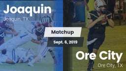 Matchup: Joaquin vs. Ore City  2019