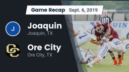 Recap: Joaquin  vs. Ore City  2019