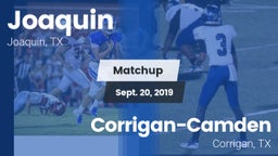 Matchup: Joaquin vs. Corrigan-Camden  2019