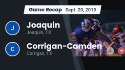 Recap: Joaquin  vs. Corrigan-Camden  2019