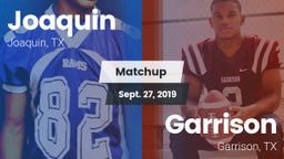 Matchup: Joaquin vs. Garrison  2019