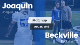 Matchup: Joaquin vs. Beckville  2019