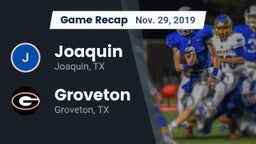 Recap: Joaquin  vs. Groveton  2019