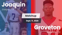 Matchup: Joaquin vs. Groveton  2020
