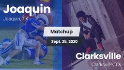 Matchup: Joaquin vs. Clarksville  2020
