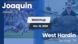 Matchup: Joaquin vs. West Hardin  2020