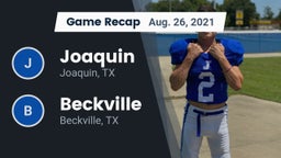 Recap: Joaquin  vs. Beckville  2021