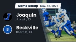 Recap: Joaquin  vs. Beckville  2021