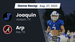 Recap: Joaquin  vs. Arp  2022