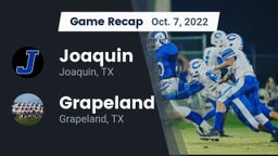 Recap: Joaquin  vs. Grapeland  2022