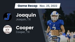 Recap: Joaquin  vs. Cooper  2022