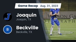 Recap: Joaquin  vs. Beckville  2023