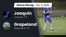 Recap: Joaquin  vs. Grapeland  2023
