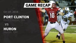 Recap: Port Clinton  vs. Huron  2016