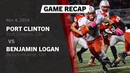 Recap: Port Clinton  vs. Benjamin Logan  2016