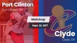 Matchup: Port Clinton vs. Clyde  2017