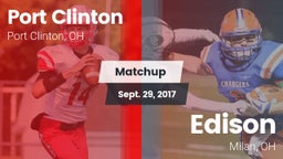 Matchup: Port Clinton vs. Edison  2017
