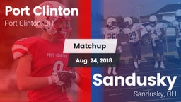 Matchup: Port Clinton vs. Sandusky  2018