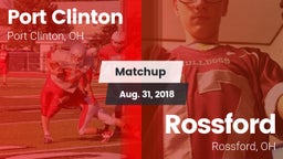 Matchup: Port Clinton vs. Rossford  2018