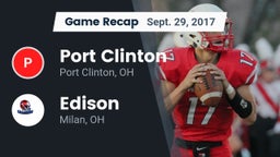 Recap: Port Clinton  vs. Edison  2017