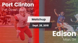 Matchup: Port Clinton vs. Edison  2018