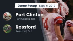 Recap: Port Clinton  vs. Rossford  2019