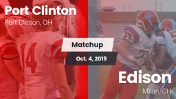 Matchup: Port Clinton vs. Edison  2019