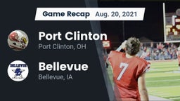 Recap: Port Clinton  vs. Bellevue  2021