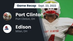 Recap: Port Clinton  vs. Edison  2022