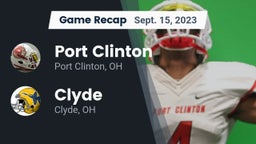 Recap: Port Clinton  vs. Clyde  2023
