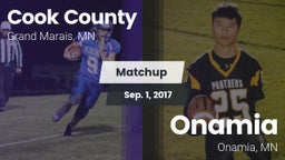 Matchup: Cook County vs. Onamia  2017