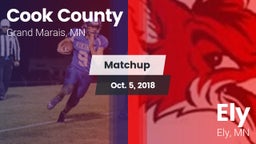 Matchup: Cook County vs. Ely  2018