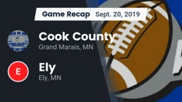 Recap: Cook County  vs. Ely  2019