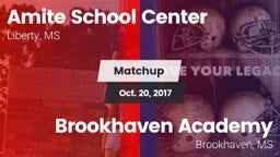 Matchup: Amite vs. Brookhaven Academy  2017