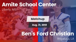 Matchup: Amite vs. Ben's Ford Christian  2018