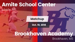 Matchup: Amite vs. Brookhaven Academy  2018