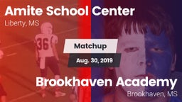 Matchup: Amite vs. Brookhaven Academy  2019
